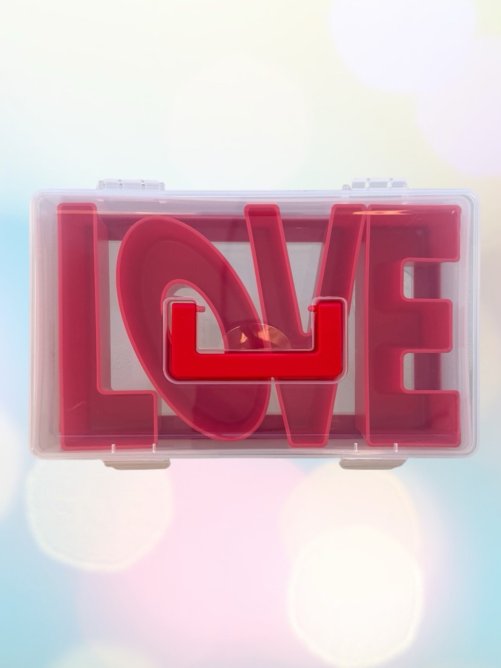 Cook with Color Valentine’s Day Figural Plastic Snack Box